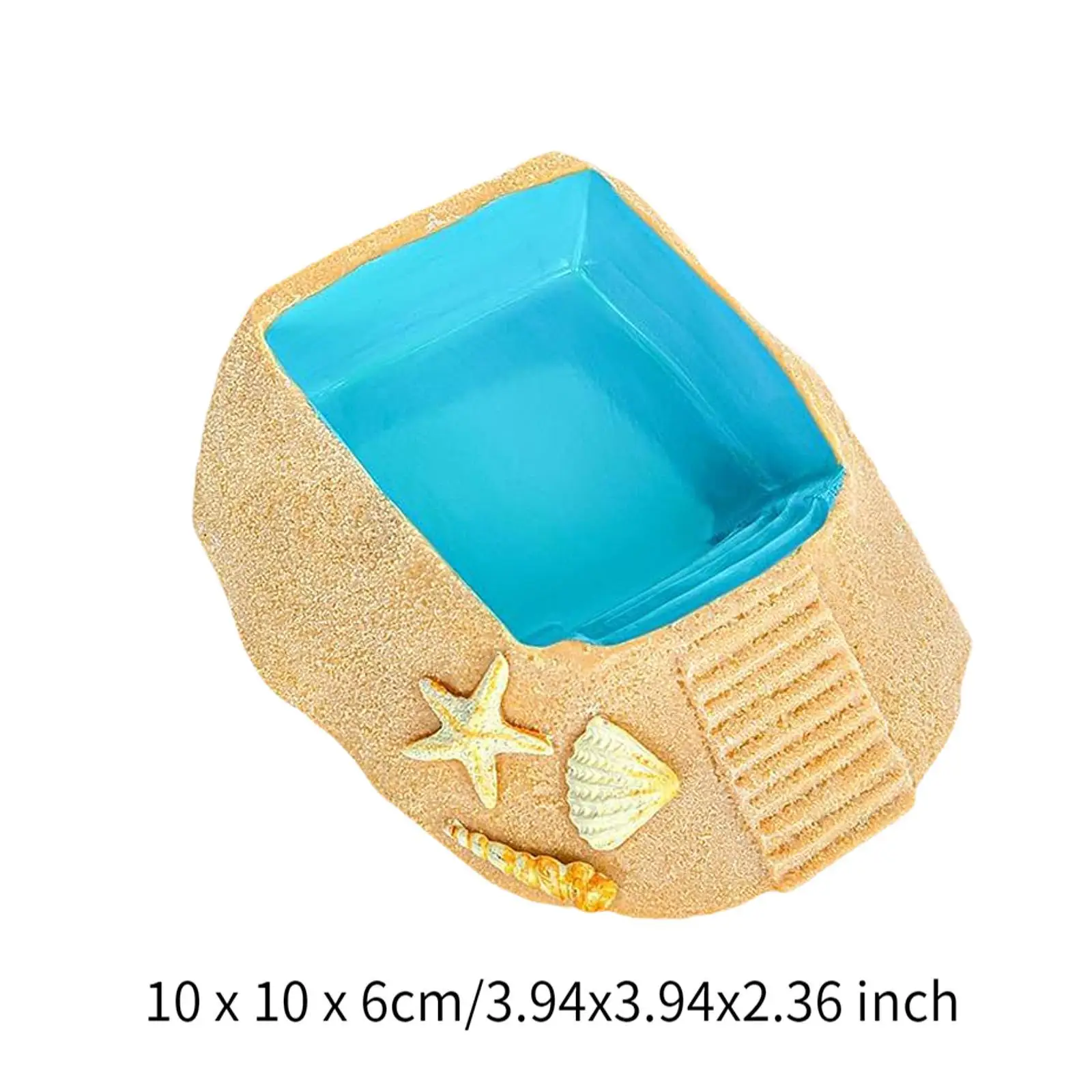 Hermit Crab Water Bowl Aquarium Tank Cage Accessory Resin Hermit Crab Water Food Dish Hermit Crab Water Bowl Aquarium Tank Cage Accessory Resin Hermit Crab Water Food Dish