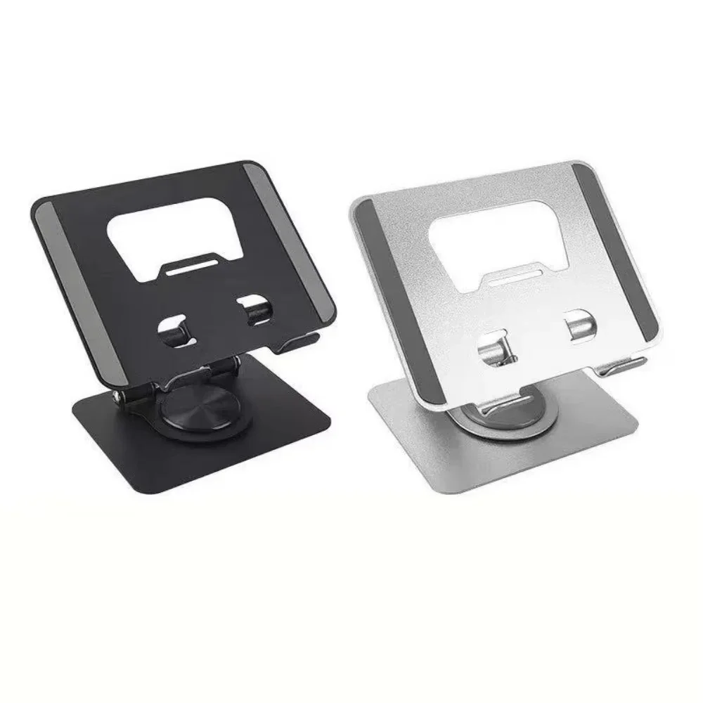 Soporte de Metal para tableta, soporte estable para tableta de escritorio con Base de Metal pesada y gruesa para tableta grande, multiángulo ajustable - imagen 5