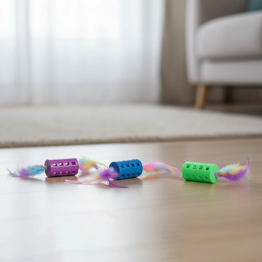 Varita de plumas con campana para gatos – Juguete interactivo contra el hastío - imagen 5
