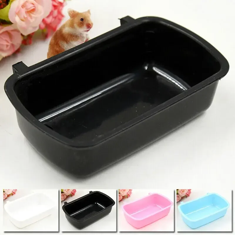 Alimentador de comida para mascotas pequeñas, cuenco colgante con gancho para jaula de hámster, dispositivo para beber agua, taza de alimentación para pájaros, palomas y ardilla - imagen 5