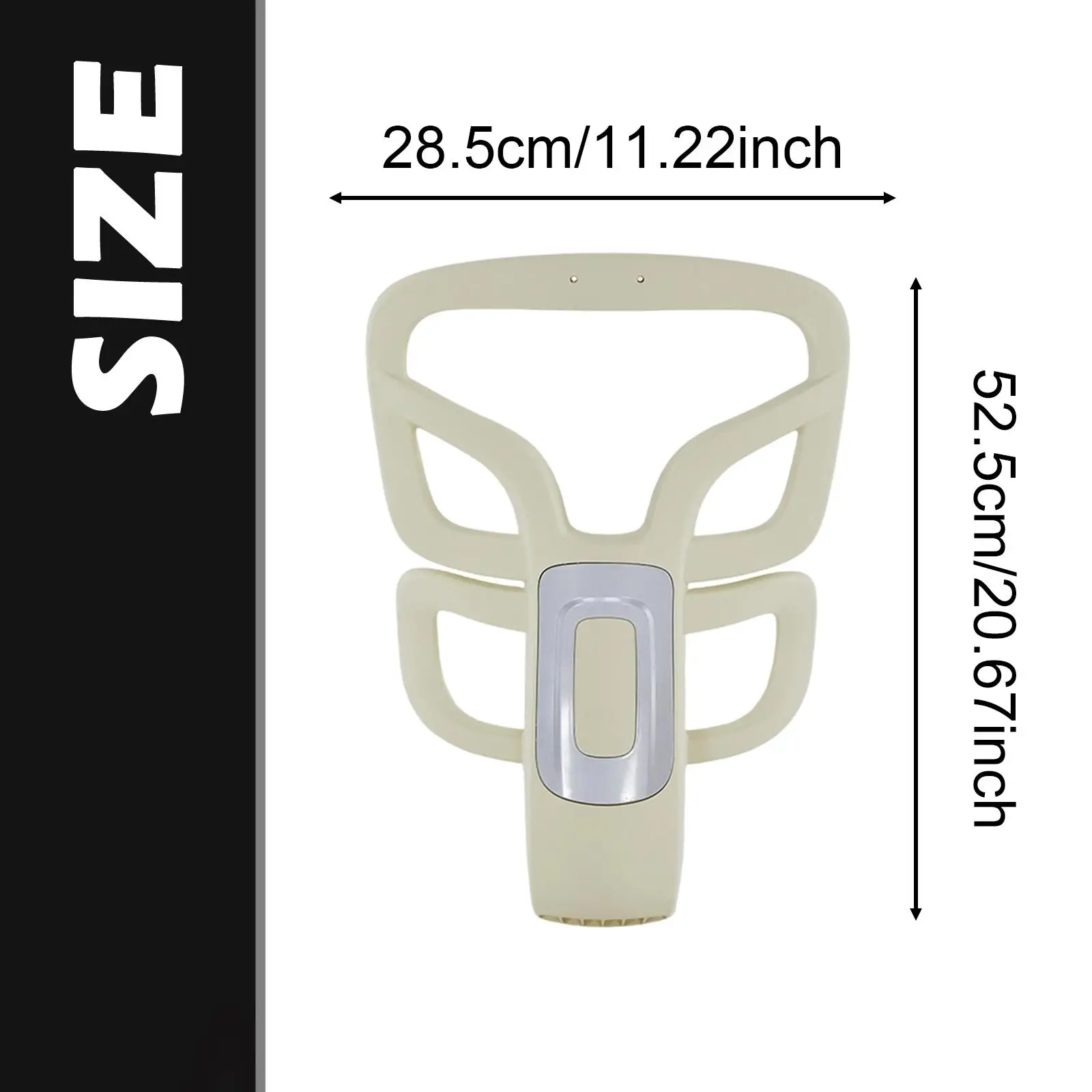 Office Chair Backrest Frame Lightweight Ergonomic without Mesh Swivel Chair Part Replacement Back Frame for Home Office Desk