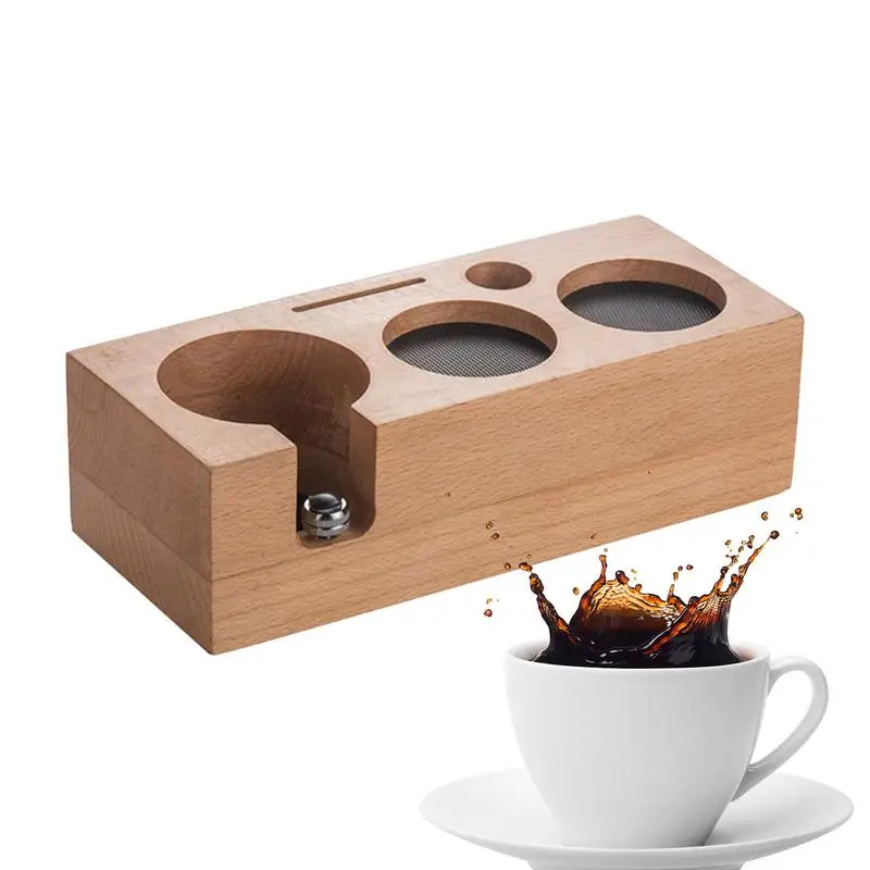 Soporte de Tamper de café Espresso, estación de manipulación de café con altura ajustable, herramienta de cocina