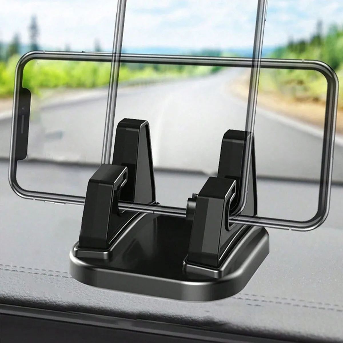 Soporte de silicona para consola central del coche