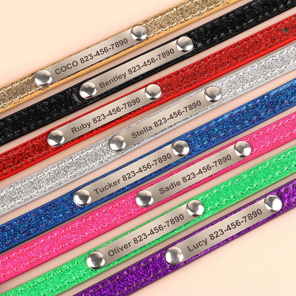 Collar personalizado para gatos y perros pequeños con placa grabada - imagen 5