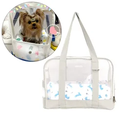 Bolsa bandolera para gatos y perros pequeños con cojín interior