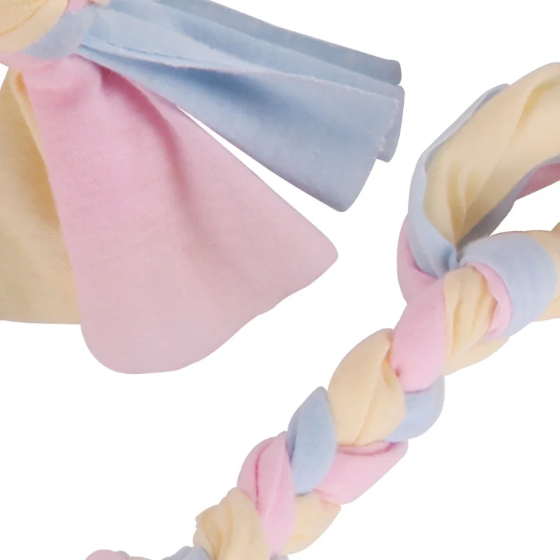 Juguete de cuerda con nudo de algodón para mascotas, palo Molar para perros, tipo hueso, resistente a las mordeduras, entrenamiento interactivo de TPR, Limpieza de dientes, Bola de Espina, Juguetes - imagen 5