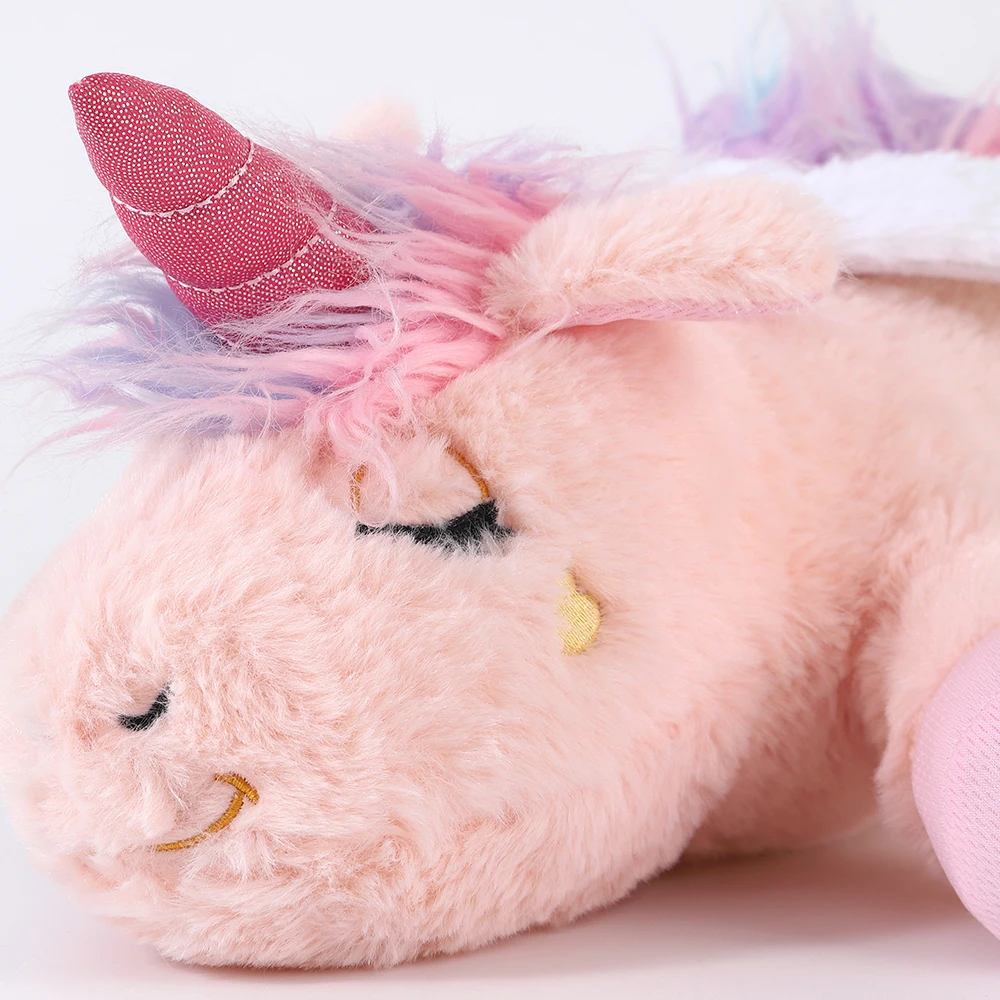 Juguete peluche unicornio con latido para cachorros – Calmante suave - imagen 5