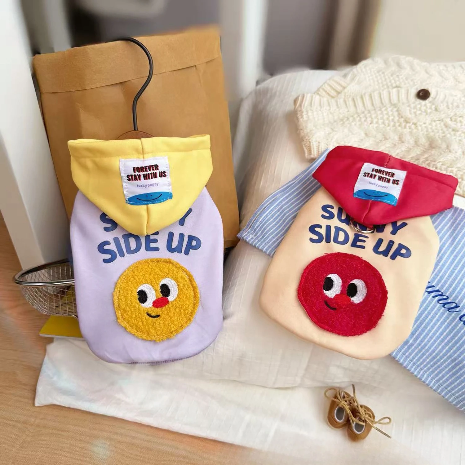 Abrigo térmico con capucha para perros y gatos, protección invierno