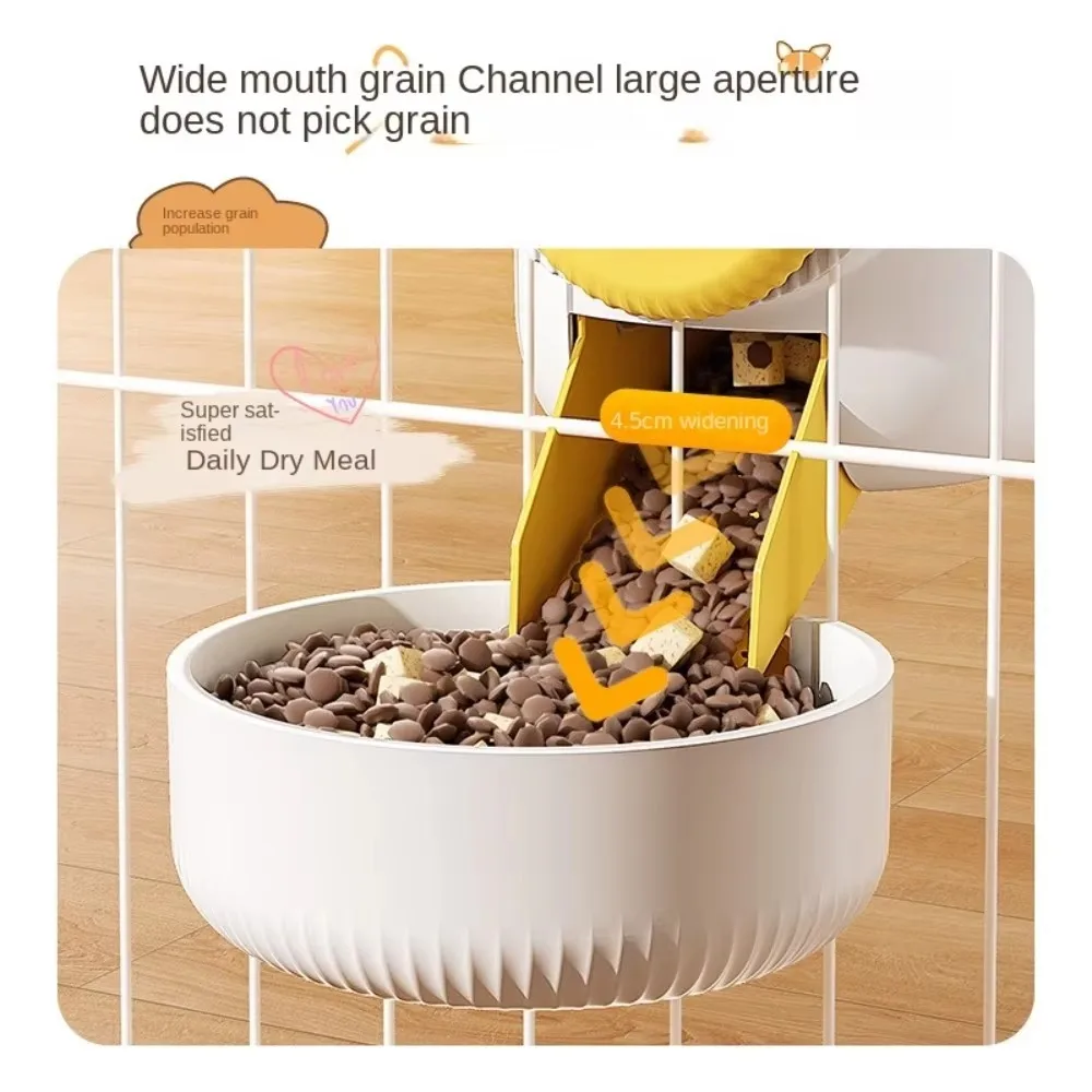 Juego de dispensador de agua y alimentador automático para mascotas, colgante desmontable, a prueba de fugas, gran capacidad para jaula para perros y gatos, respetuoso con el medio ambiente - imagen 2