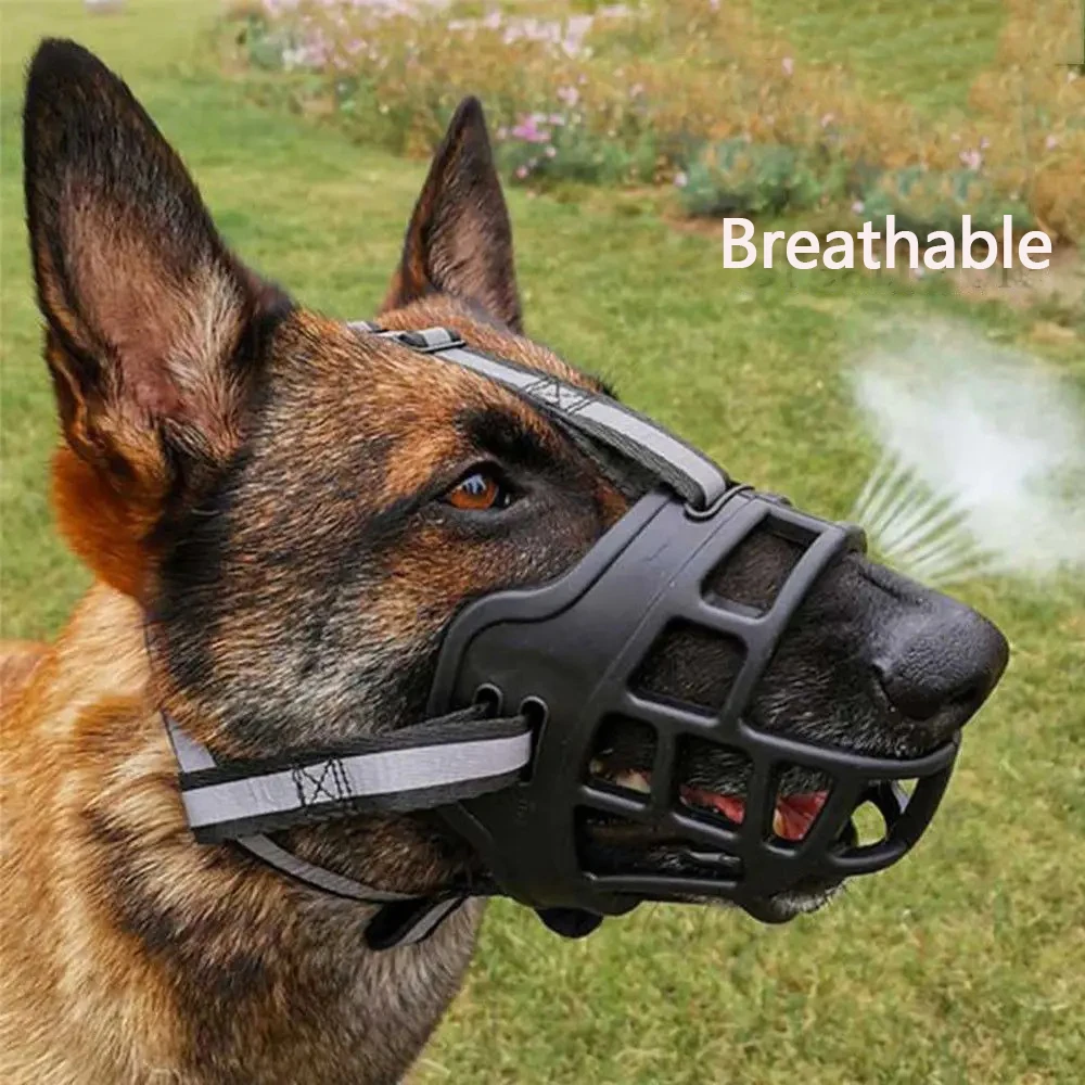 Bozal antiladridos transpirable para perros medianos y grandes - imagen 4