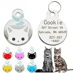 Etiqueta identificación personalizada antipérdida para gatos y perros