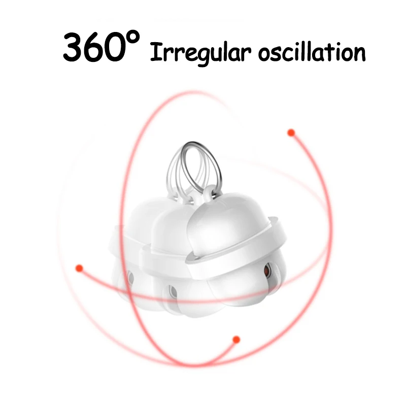 Collar de campana interactivo automático para gatos, juguete con láser Irregular de 360 ° para mascotas, accesorios de juguete para gatos de interior - imagen 2