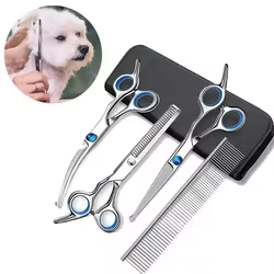 Tijeras para pelo de perros y gatos con acero inoxidable
