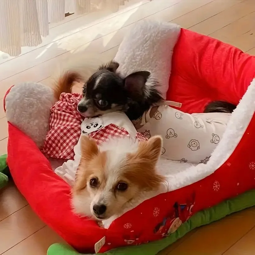 Cama nido cueva cálida para gatos y perros – Cómoda y acogedora - imagen 2