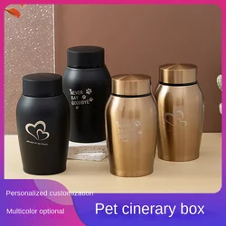 Urna acero inoxidable para cenizas de perro y gato – multicolor