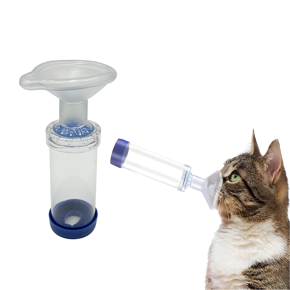 Tanque de almacenamiento de máscaras para gatos y perros, tamaño S/M/L, modelo puede elegir inhalador de mano, tanque de nebulización, sala de cuidado de mascotas