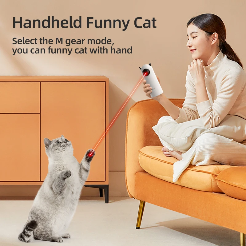 Juguete automático con láser LED para gatos y perros - imagen 2