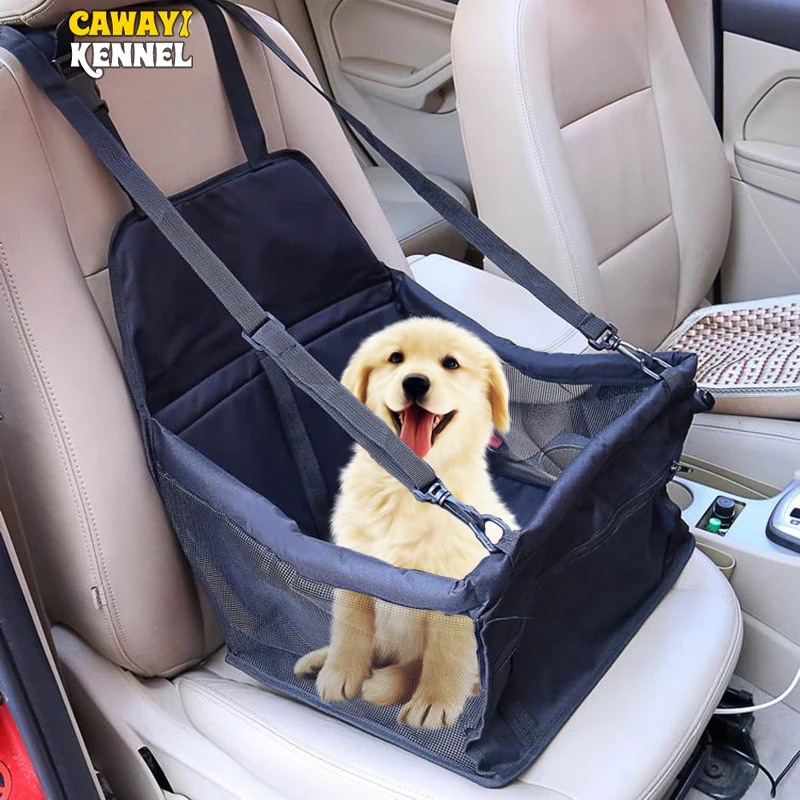 CAWAYI KENNEL-Bolsa de transporte para mascotas, ideal para asiento del coche, hamaca plegable para viajar, para perros y gatos
