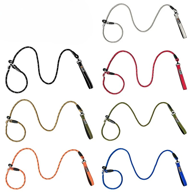Correa de adiestramiento para perros 2 en 1 Forma P 150 cm con cadena - imagen 5