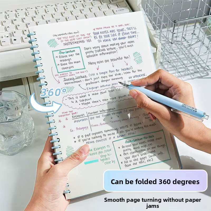 Cuaderno espiral A4/A5/B5 con hojas sueltas rayadas o en blanco - imagen 2