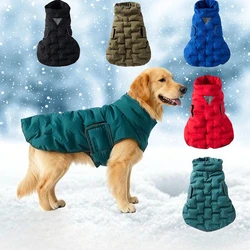 Abrigo de invierno para Golden Retriever y perros medianos-grandes