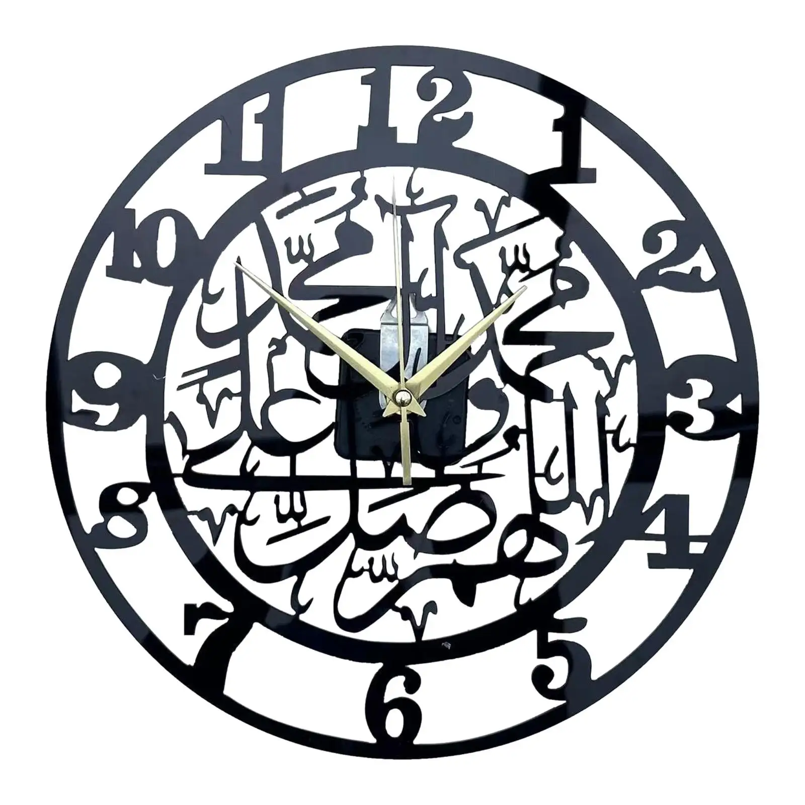 Reloj de pared acrílico para decoración del hogar, reloj colgante de regalo, reloj redondo de 30cm para dormitorio, Navidad, Hotel, aniversario, baño - imagen 2