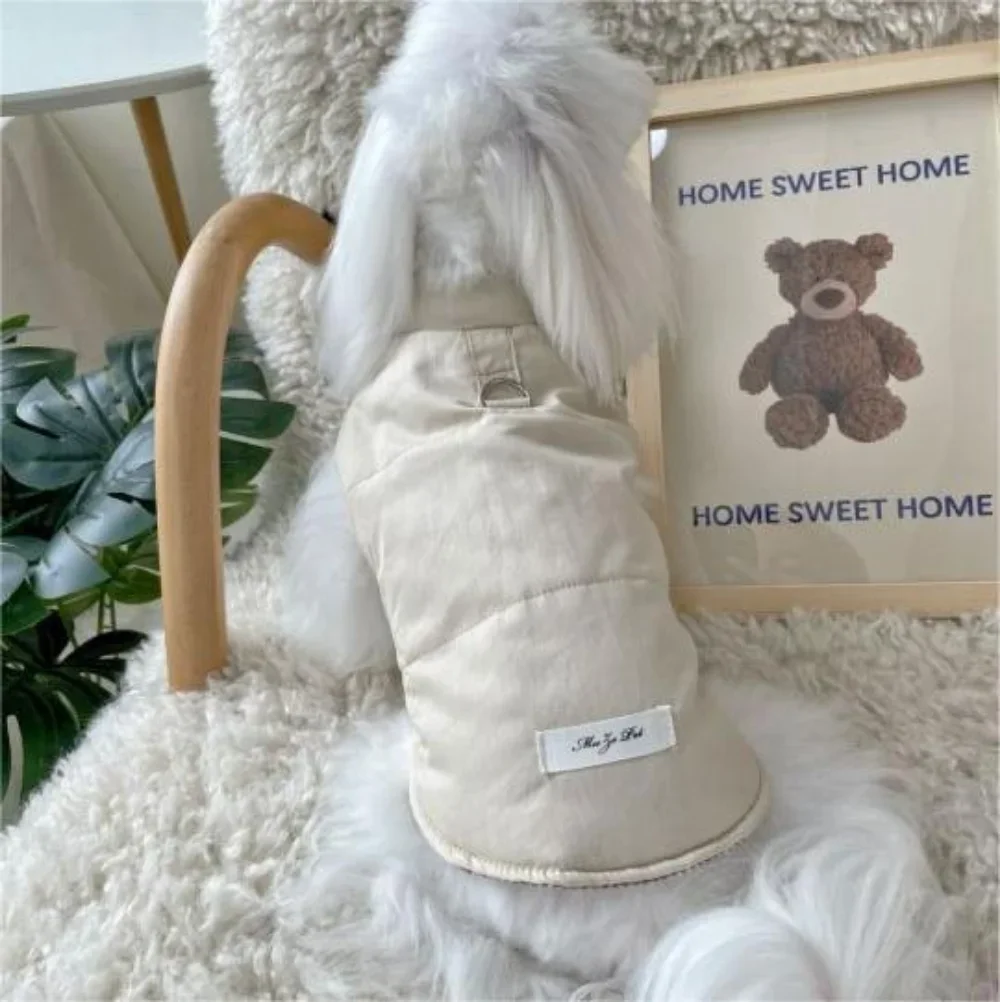 Chaleco de doble cara para mascotas, bonito abrigo a cuadros, ropa para perros pequeños, abrigo para cachorros, ropa para primavera, Otoño e Invierno - imagen 3