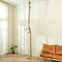 Árbol trepador de sisal para gatos de interior - poste rascador