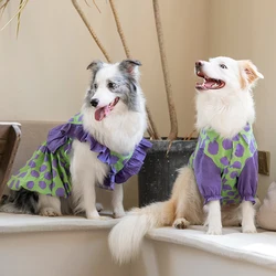 Vestido falda floral para perro grande primavera verano cómodo