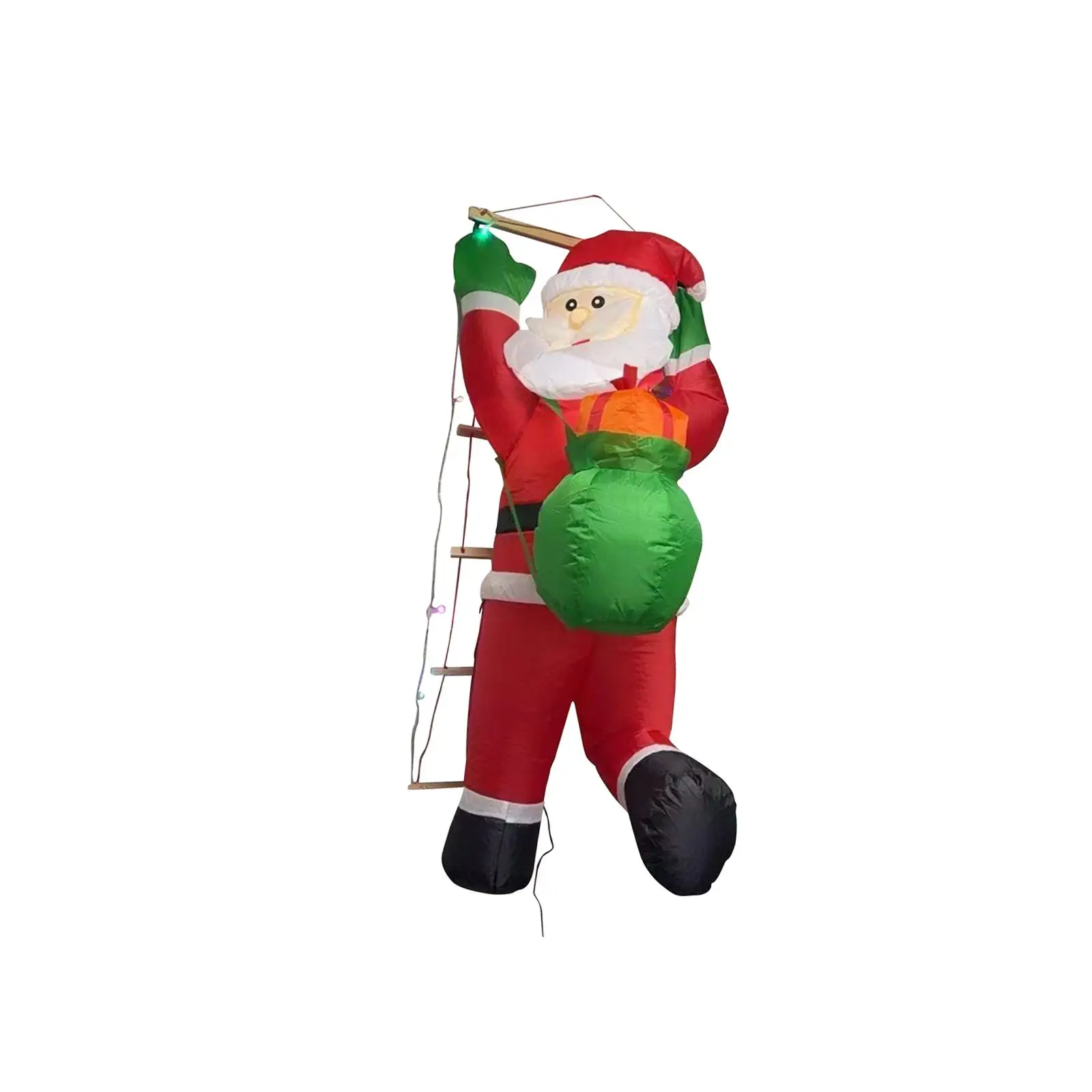 Navidad inflable Santa Navidad inflable patio novedad adorno gigante decoración de Navidad para patio trasero - imagen 3