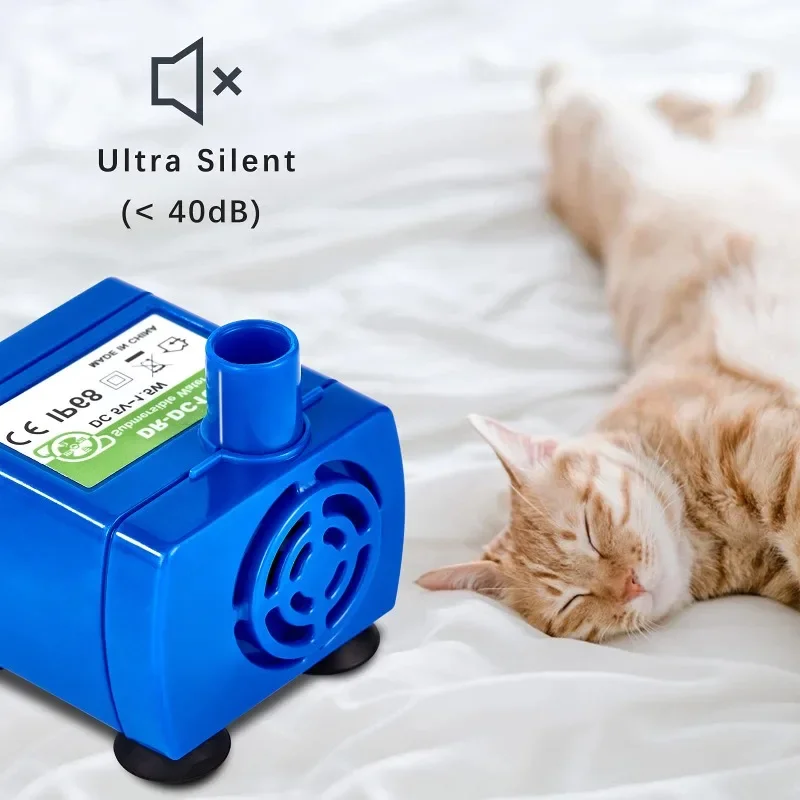 Bomba de repuesto para fuente de agua para mascotas, dispensador de agua para gatos y mascotas, Motor de DR-DC160 - imagen 5