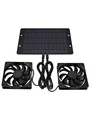 10W solar dual fan