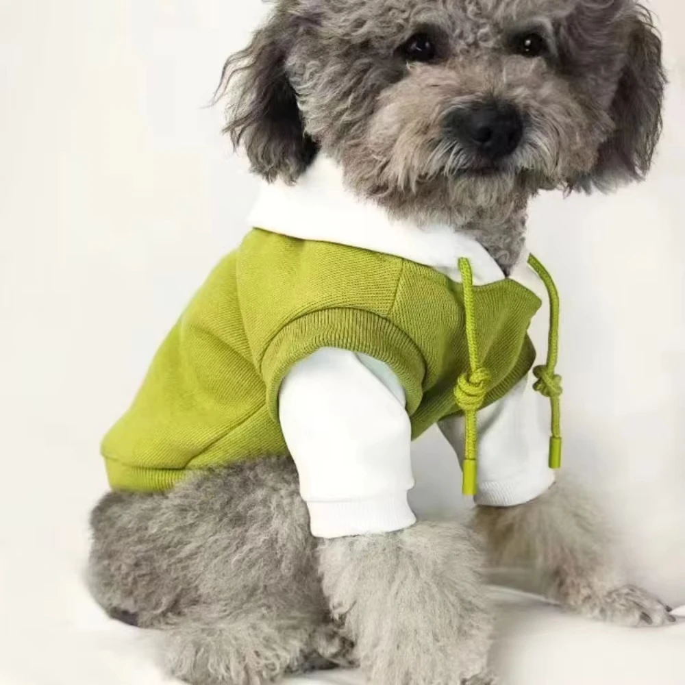 Ropa para perros, Sudadera con capucha de invierno para perros, abrigos cálidos para cachorros de Bulldog Francés para perros pequeños y medianos, disfraz para mascotas, Chihuahua Pug - imagen 3