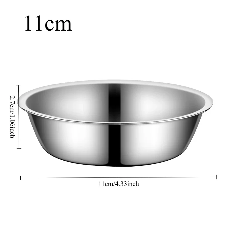 Cuenco para perros de gran capacidad, cuenco de alimentación duradero anticaída de acero inoxidable para perros pequeños, medianos y grandes, cuenco de comida Universal - imagen 5