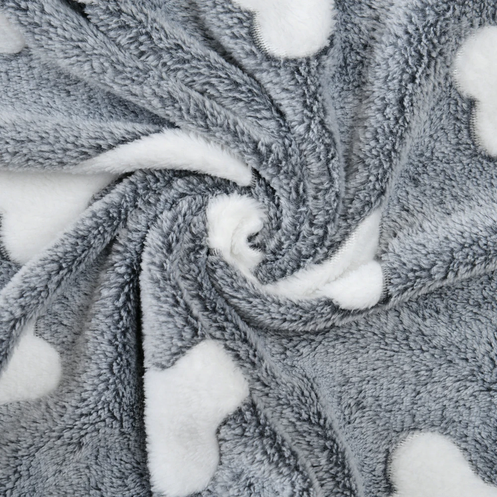 Estera de cama para perros, manta suave y acogedora, cojín para mascotas para perros pequeños y grandes, esteras de viaje cálidas para primavera y otoño, suministros para Bulldog Francés y Chihuahua - imagen 5