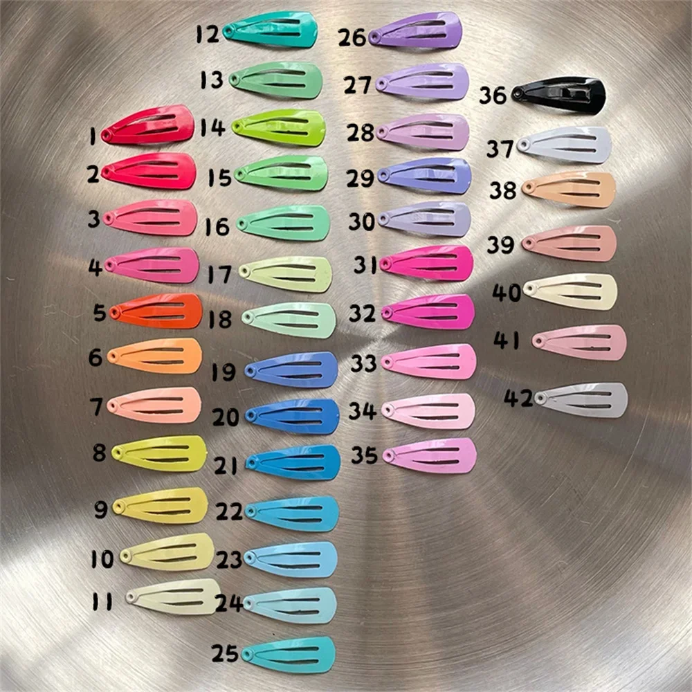 Nuevo Mini Clip de gota de agua Bb colorido de 2cm, horquilla de varios colores para mascotas, suministros de cuidado del cabello para cachorros, accesorios para perros y gatos - imagen 3