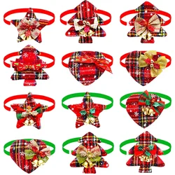 Pajarita navideña con campana para perro – Accesorio festivo