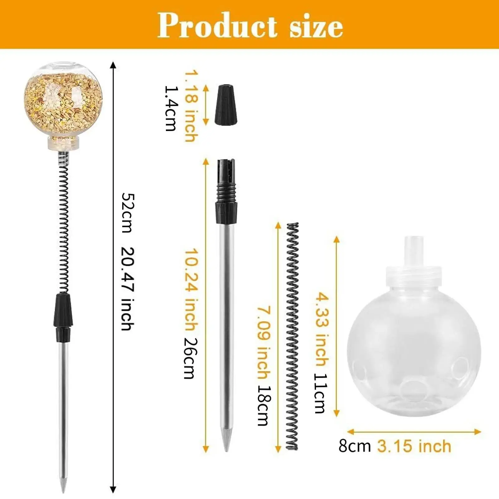 2x Chicken Peck Toy Slow Feeder Slow feed Release Toy for Birds Duck Parrots