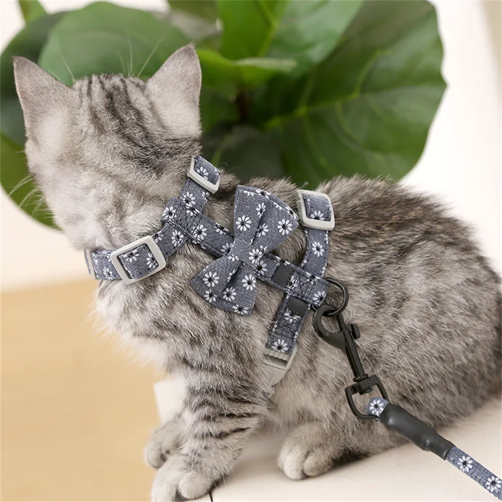 Arnés y correa ajustables de estilo japonés para mascotas, accesorios para cachorros, perros y gatos, Sphynx - imagen 4