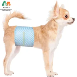 Pañales absorbentes para perros machos con indicador de humedad
