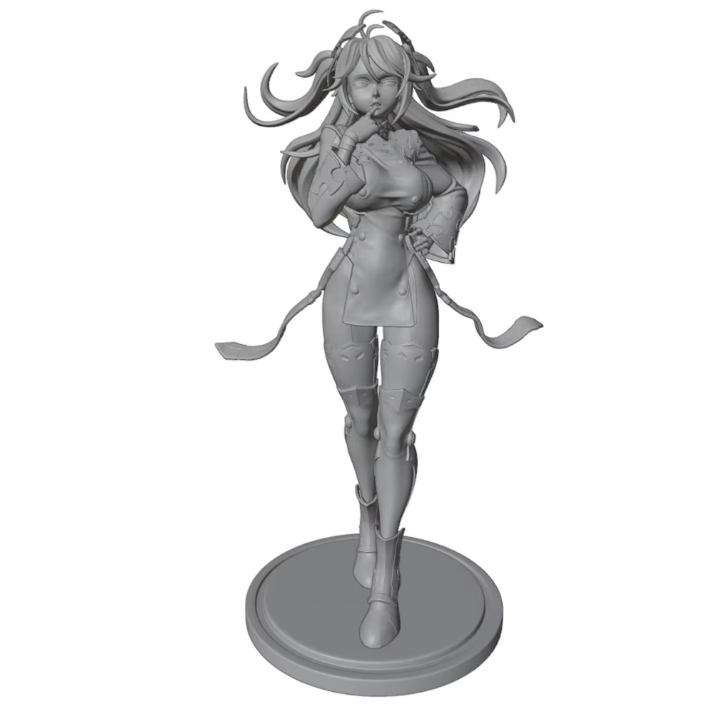 Figura de anime GK impresa en 3D sin montar ni pintar – Miniatura DIY - imagen 4