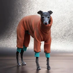 Jersey de lana para galgo italiano - Mono tibial de manga larga para Whippet