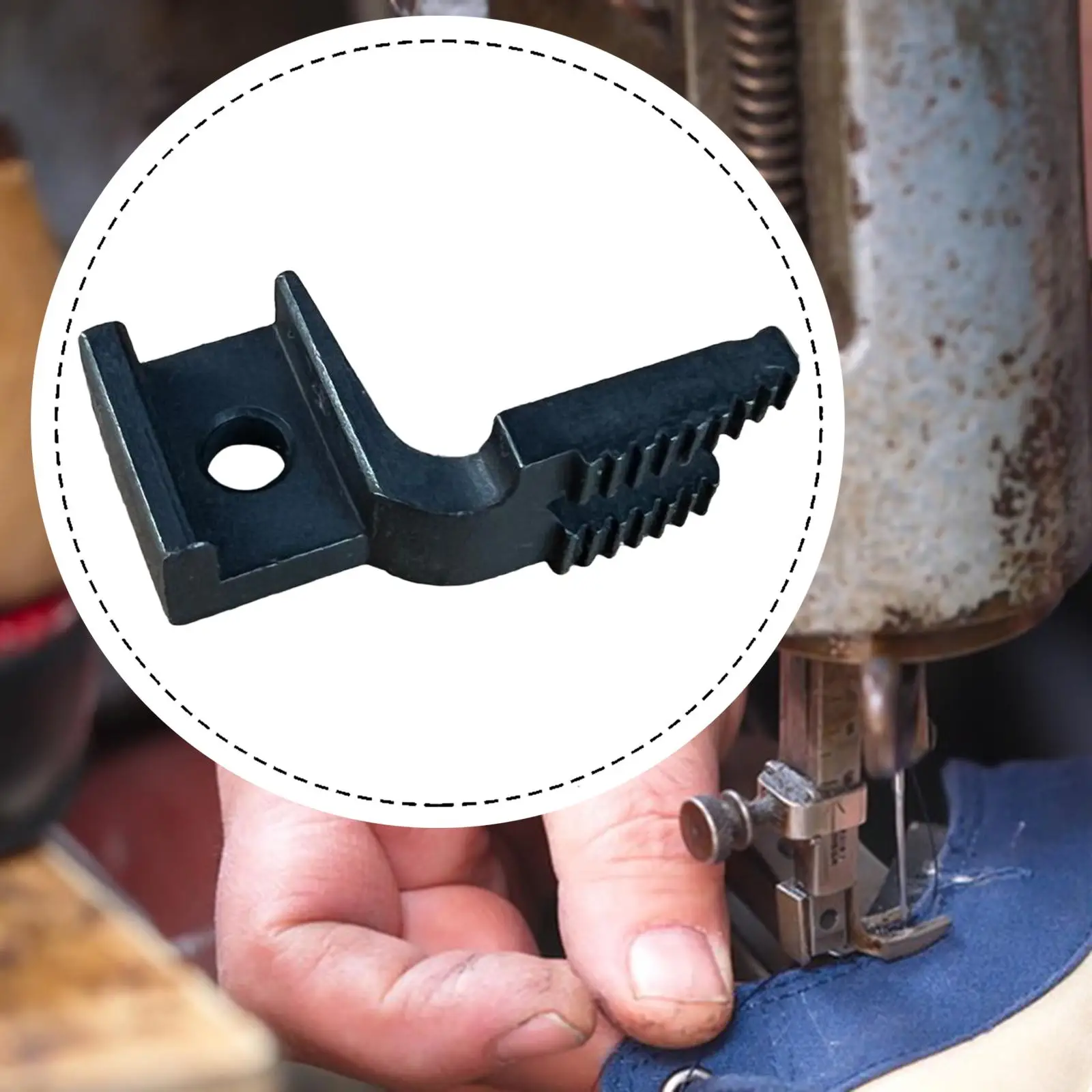 Metal Sequin Bead Presser Foot 82007 for 29K 71 72 Shoe Repair Machine Durable Accessory Easy Installation