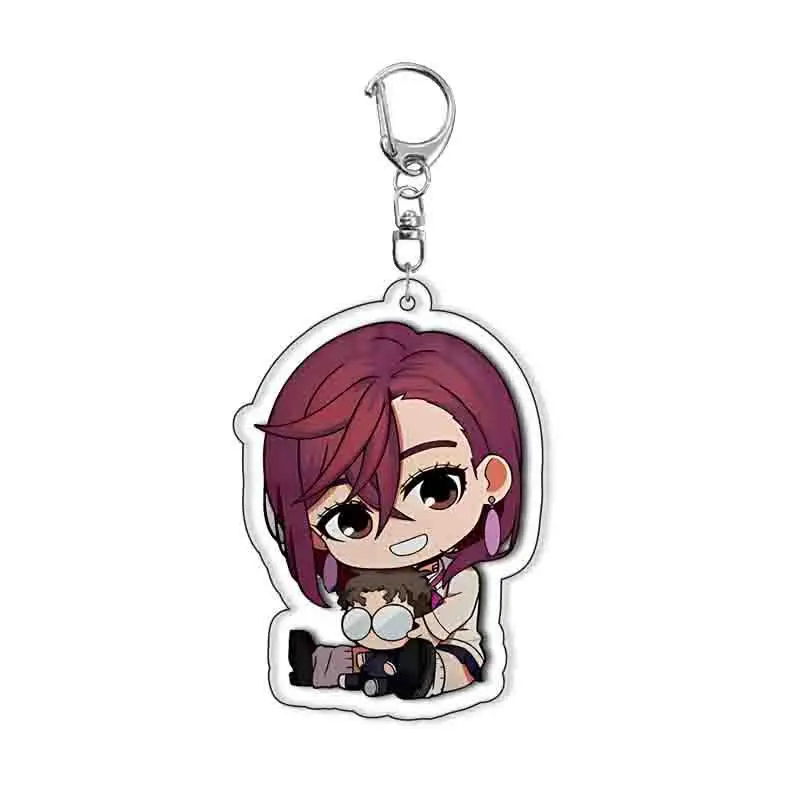 Llavero acrílico Dandadan 6 piezas kawaii para bolso o coche - imagen 2