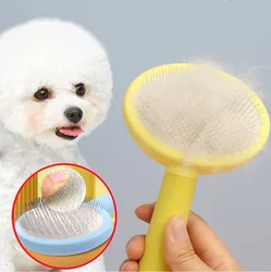 Cepillo de masaje para perros y gatos con mango extralargo ergonómico