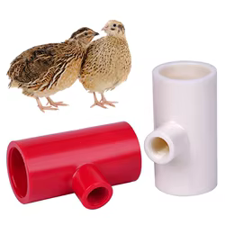 Manguera de bebedero para aves con tubo en T y tetinas del PVC