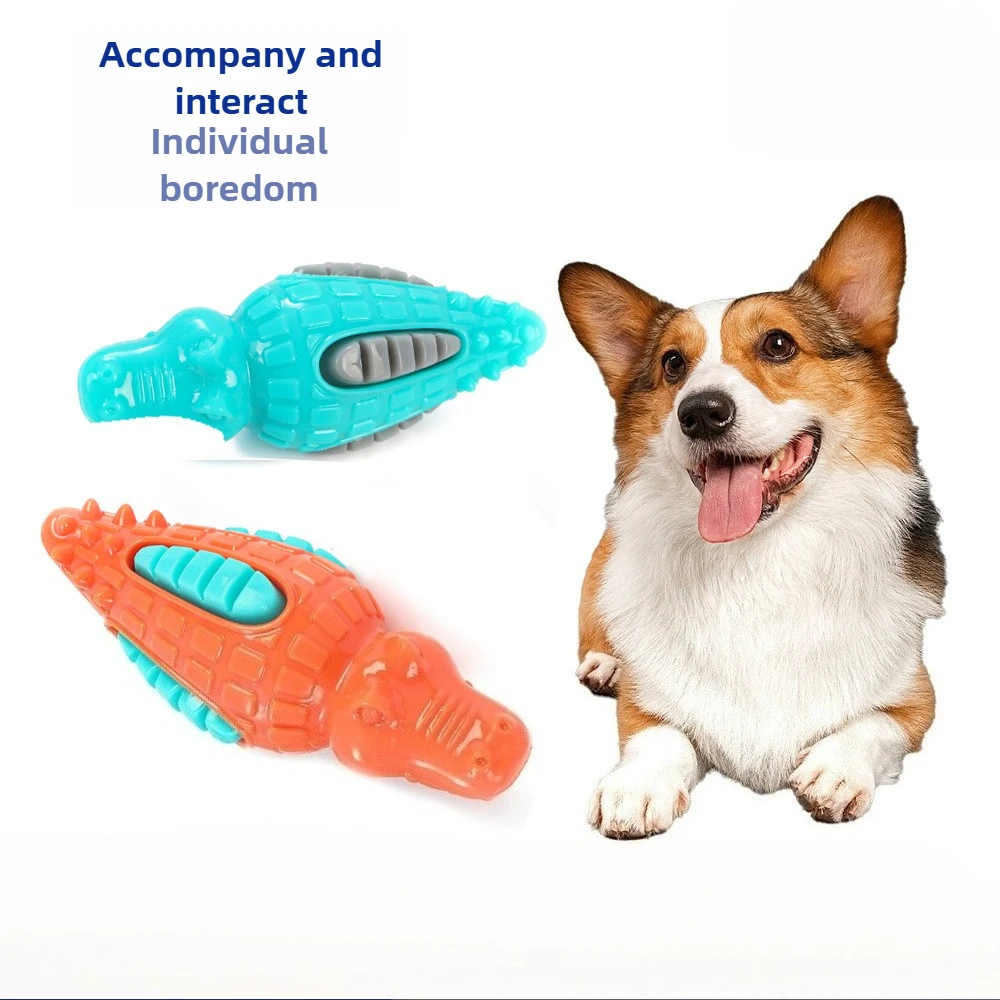 Juguete para perros y mascotas, artefacto para aliviar el aburrimiento, tiburón TPR, sonido flotante, productos solo, consume la fuerza física, productos para mascotas