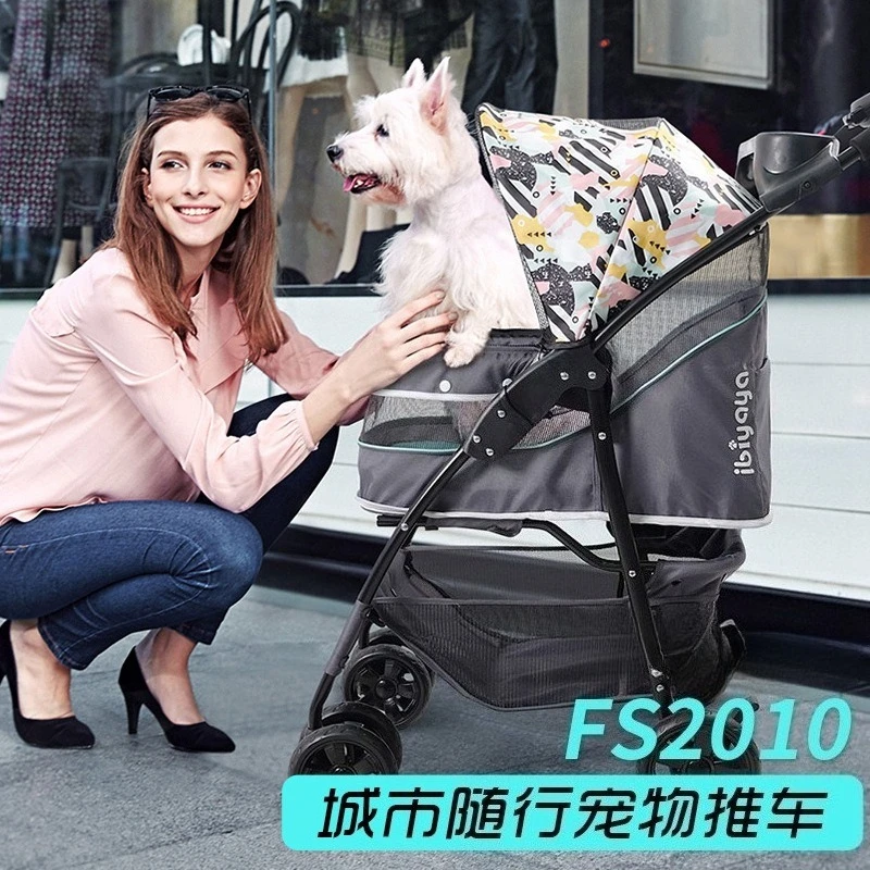 Cochecitos para perros, cochecitos plegables para gatos y mascotas, productos para mascotas - imagen 2