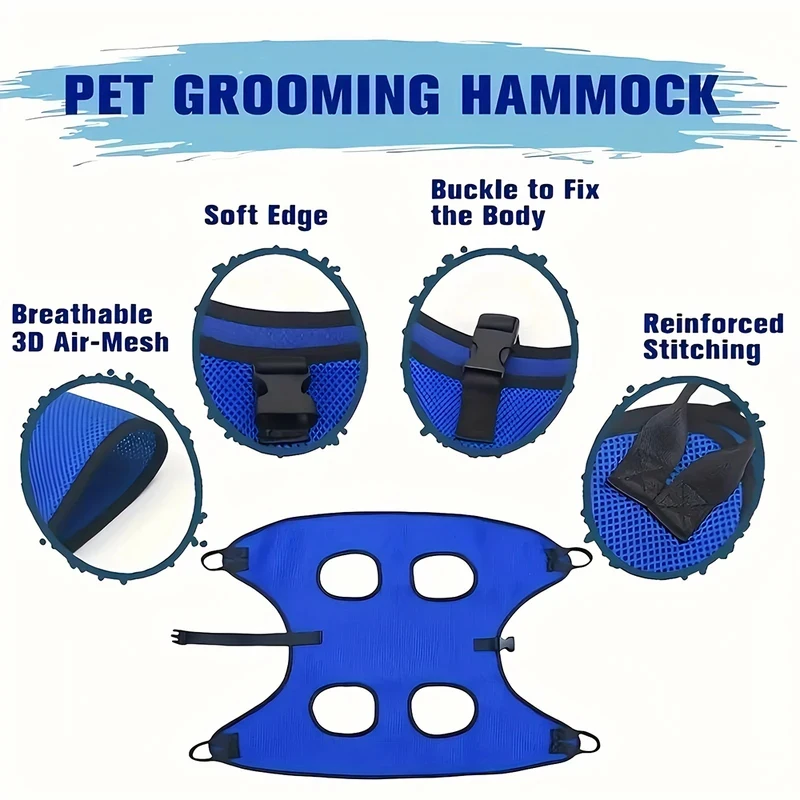 Hamaca peluquería gatos y perros – Gancho para cortar uñas