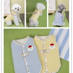 Chaleco invierno perros pequeños y medianos – Abrigo peluche osito con gorro